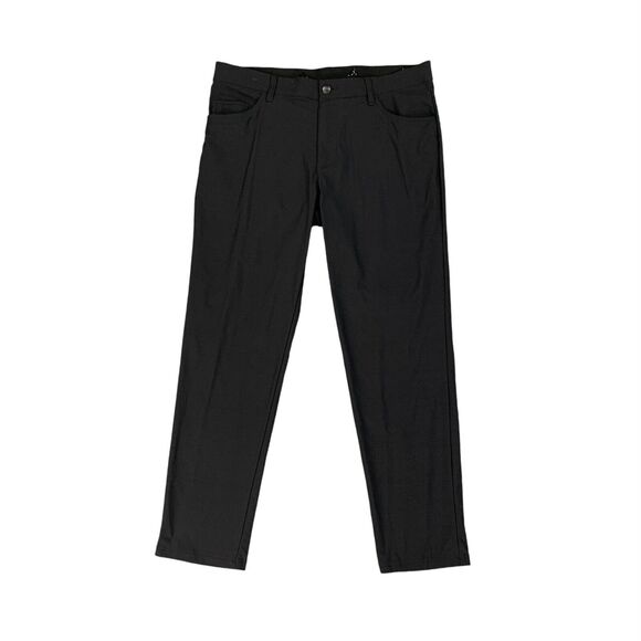 Adidas Golf Pants Mens 34 Black Mid Rise Chino Lightweight Performance - Picture 1 of 9